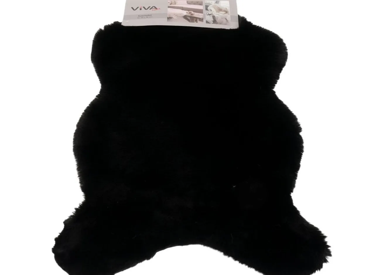Kunstfell KUSCHEL schwarz