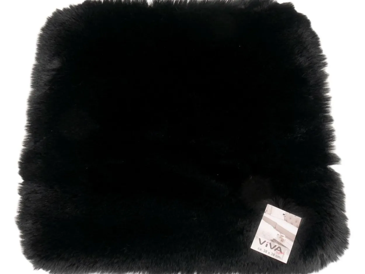 Kunstfell KUSCHEL schwarz