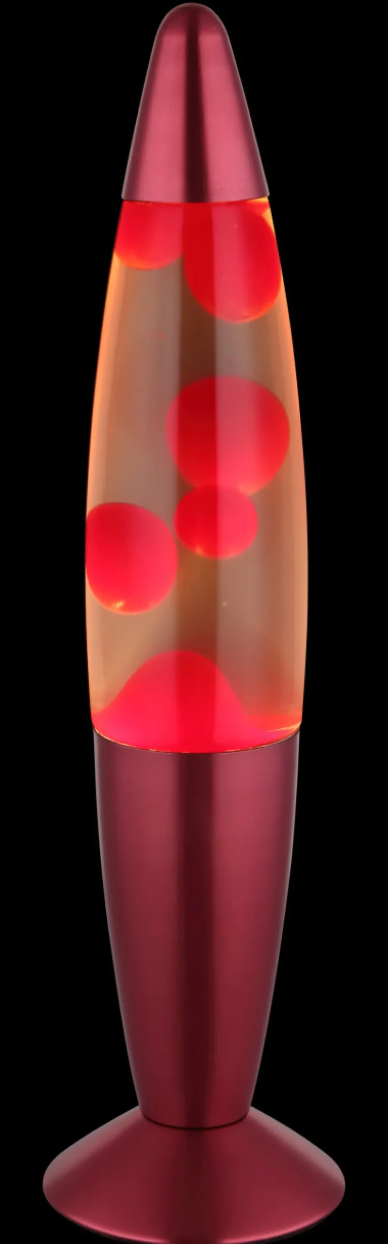 Lavaleuchte LED BUBBLE rot