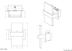 LED-Wandleuchte PLATON