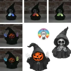 Leuchtfigur HALLOWEEN SKULL