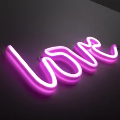 Leuchtobjekt LOVE LED NEON