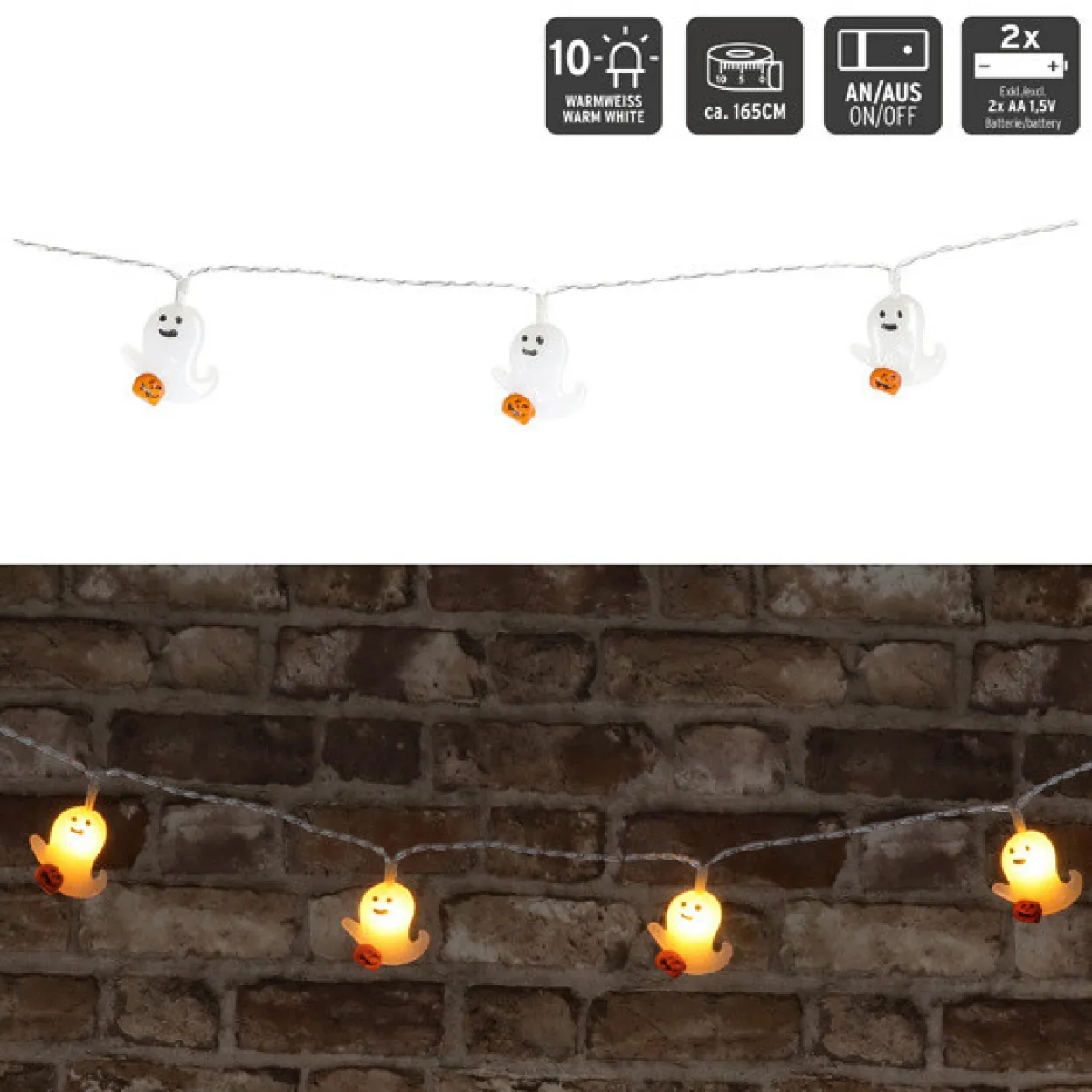 Lichterkette GHOST LED