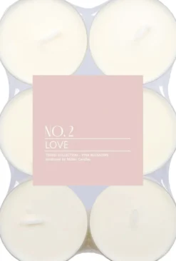 Maxi-Duftteelichter-Set LOVE
