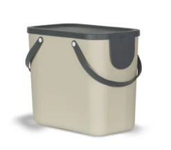Mülleimer ALBULA taupe