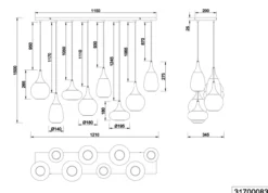 Pendelleuchte LUMINA