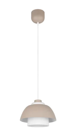Pendelleuchte TILOS beige