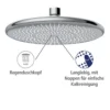Regenduschkopf WATERSAVING