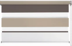 Rollo DUO braun 140x160cm