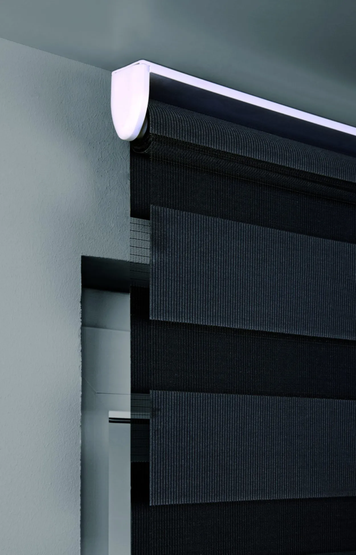 Rollo DUO grau 120x160cm