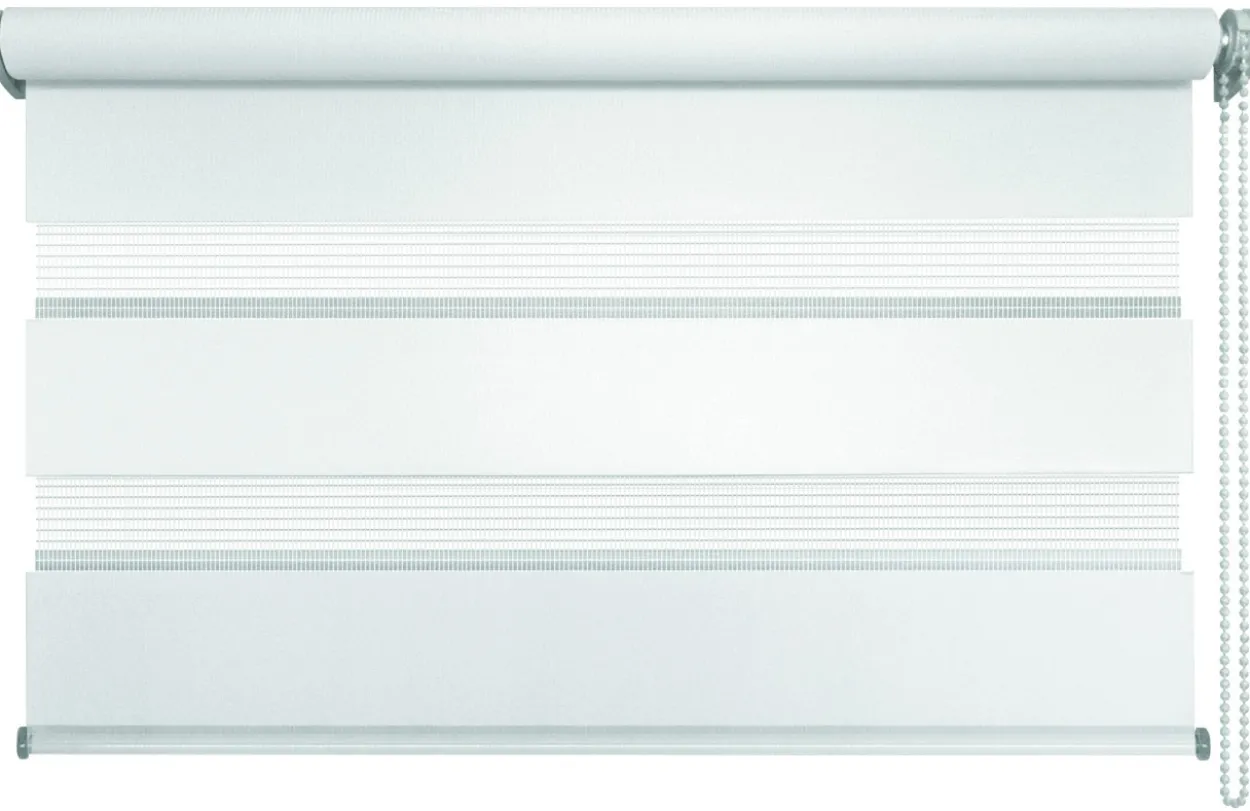 Rollo DUO weiß 100x160cm