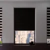 Rollo KLEMMFIX grau 120x160cm