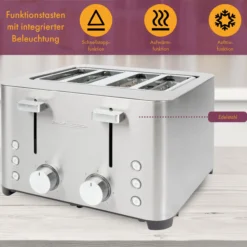 4-Scheiben-Toaster PROFICOOK