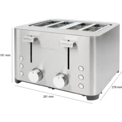 4-Scheiben-Toaster PROFICOOK
