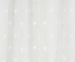 Schlaufenschal DOTS weiß