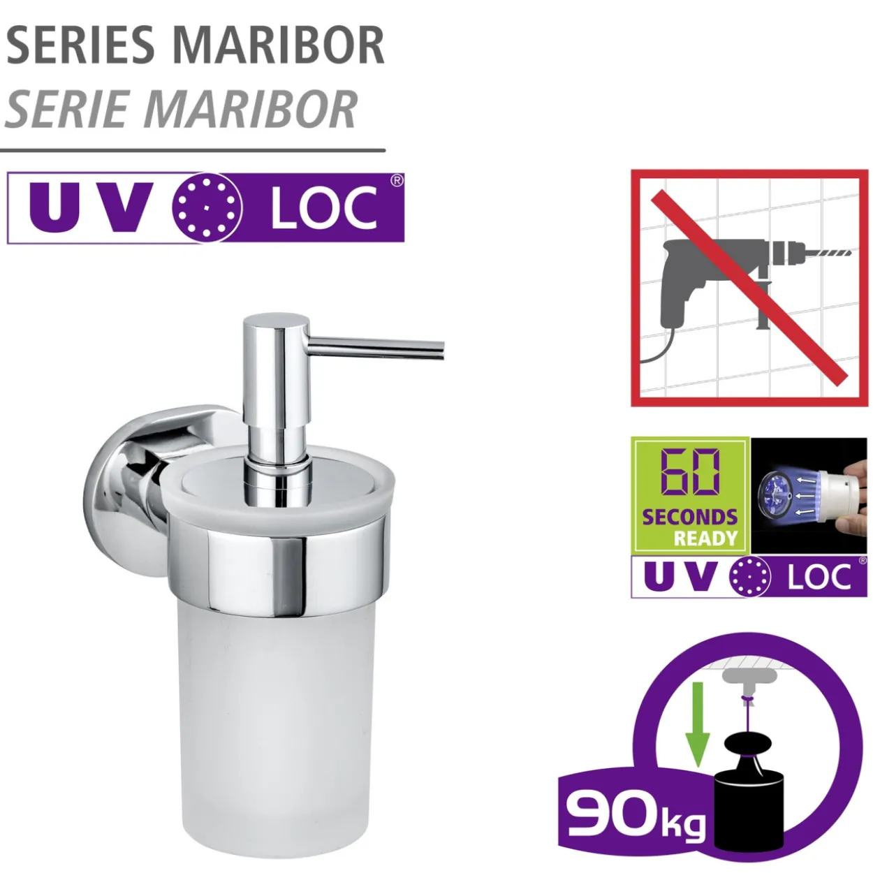Seifenspender UV- LOC® MARIBOR