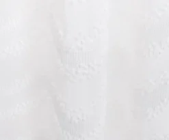 Ösenschal WAVE weiss