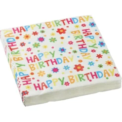 Servietten HAPPY BIRTHDAY