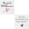 Servietten SPRÜCHE