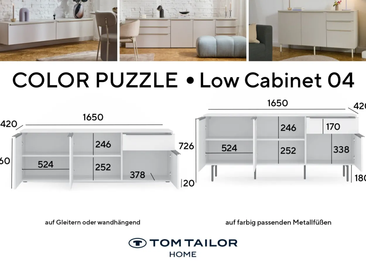 Sideboard TOM TAILOR COLOR PUZZLE