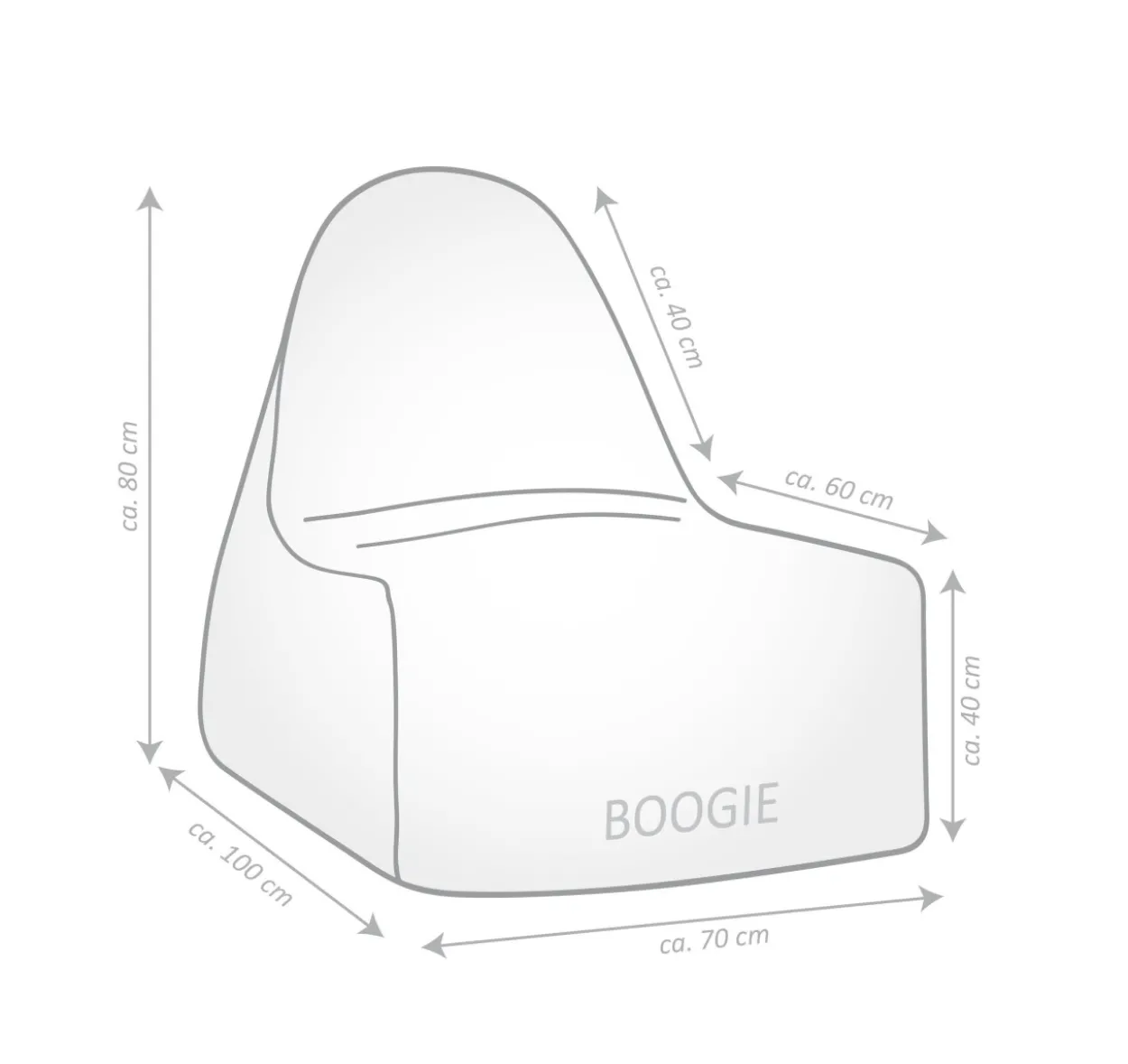 Sitzsack BOOGIE FELT