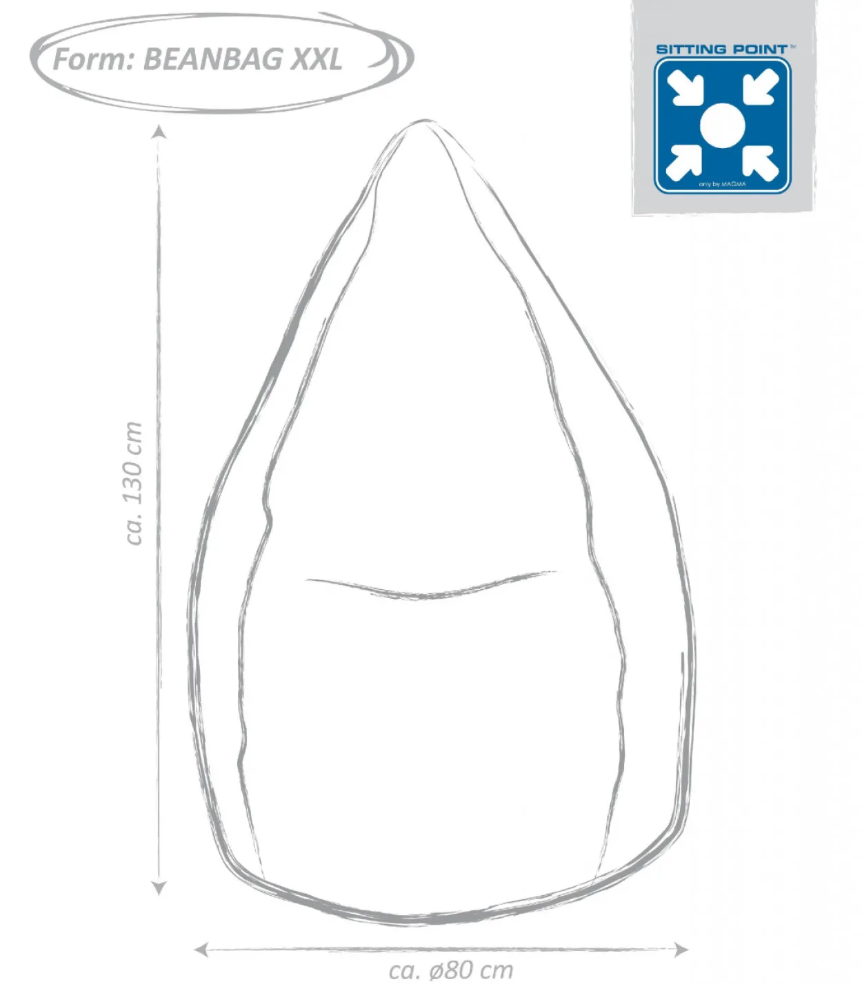 Sitzsack BRAVA XXL