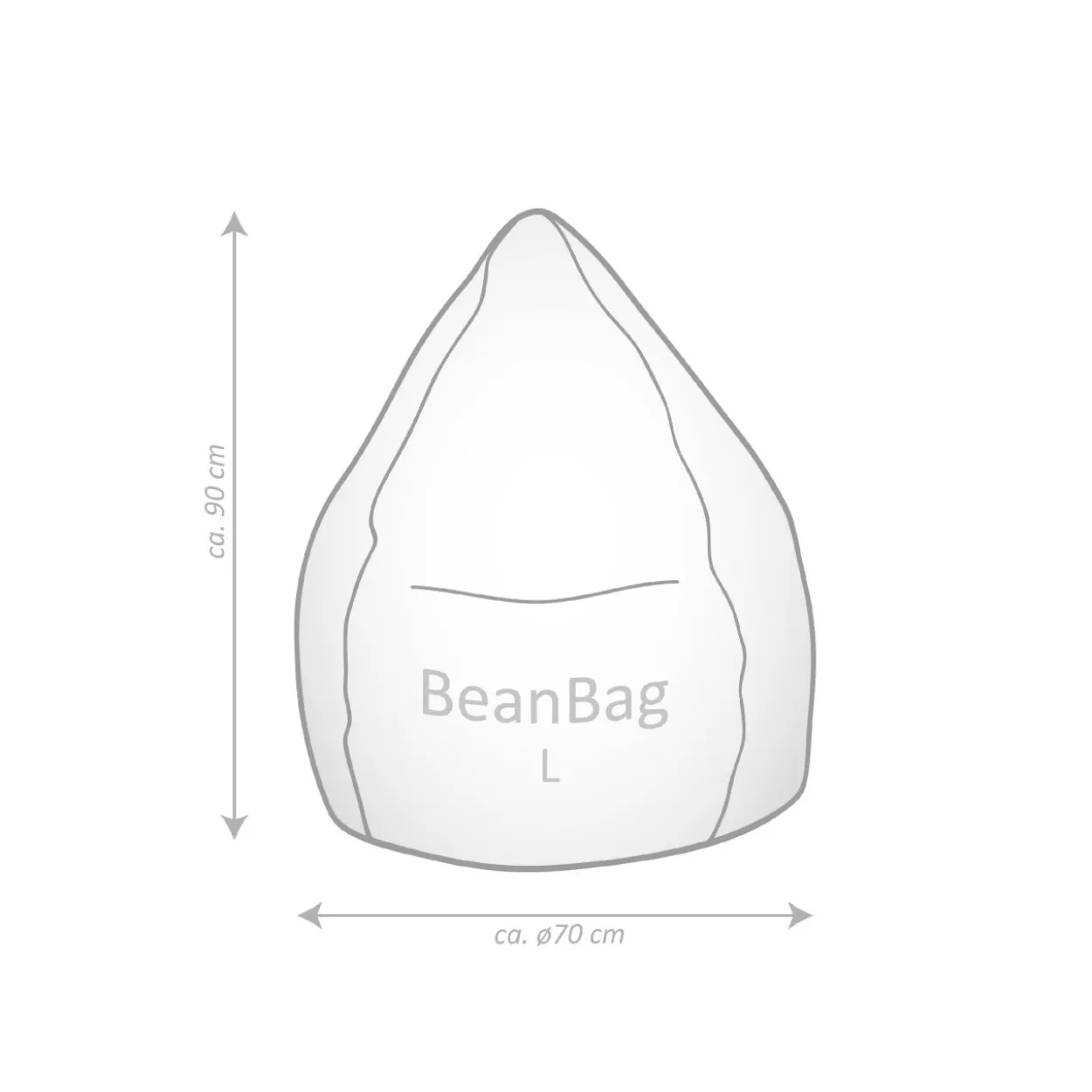 Sitzsack EASY L