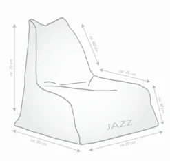 Sitzsack JAZZ SHARA