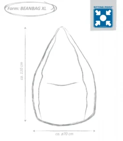 Sitzsack MALIBU XL