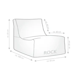 Sitzsack Rock KORFU