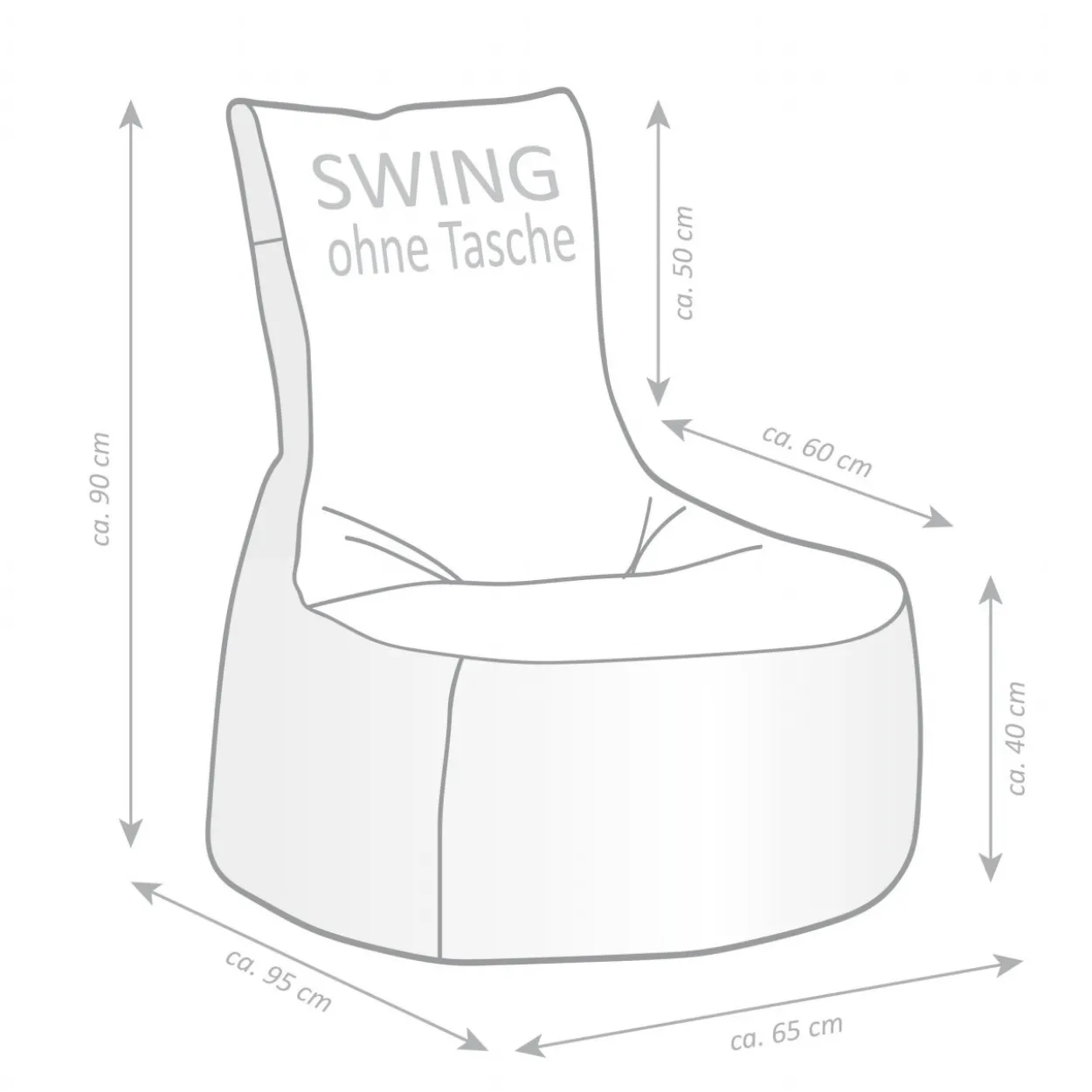 Sitzsack SWING HARLEKIN