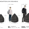 Sitzsack WOOLLY XXL