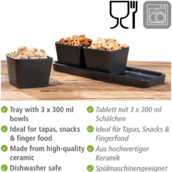 Snack & Dip Schalen Set