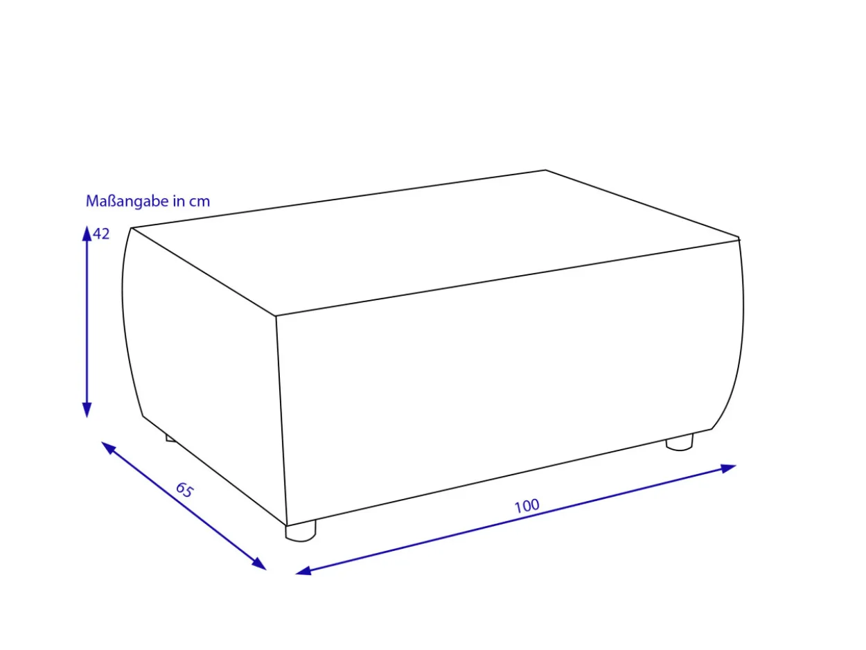 Sofaelement SANSIBAR Hocker WESTERLAND