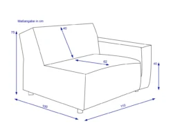 Sofaelement SANSIBAR PADBORG
