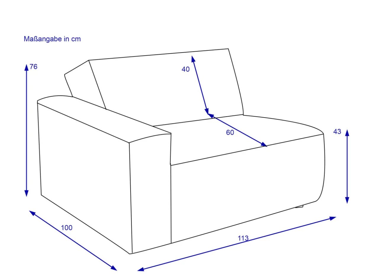 Sofaelement SANSIBAR PADBORG