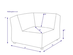 Sofaelement SANSIBAR WESTERLAND