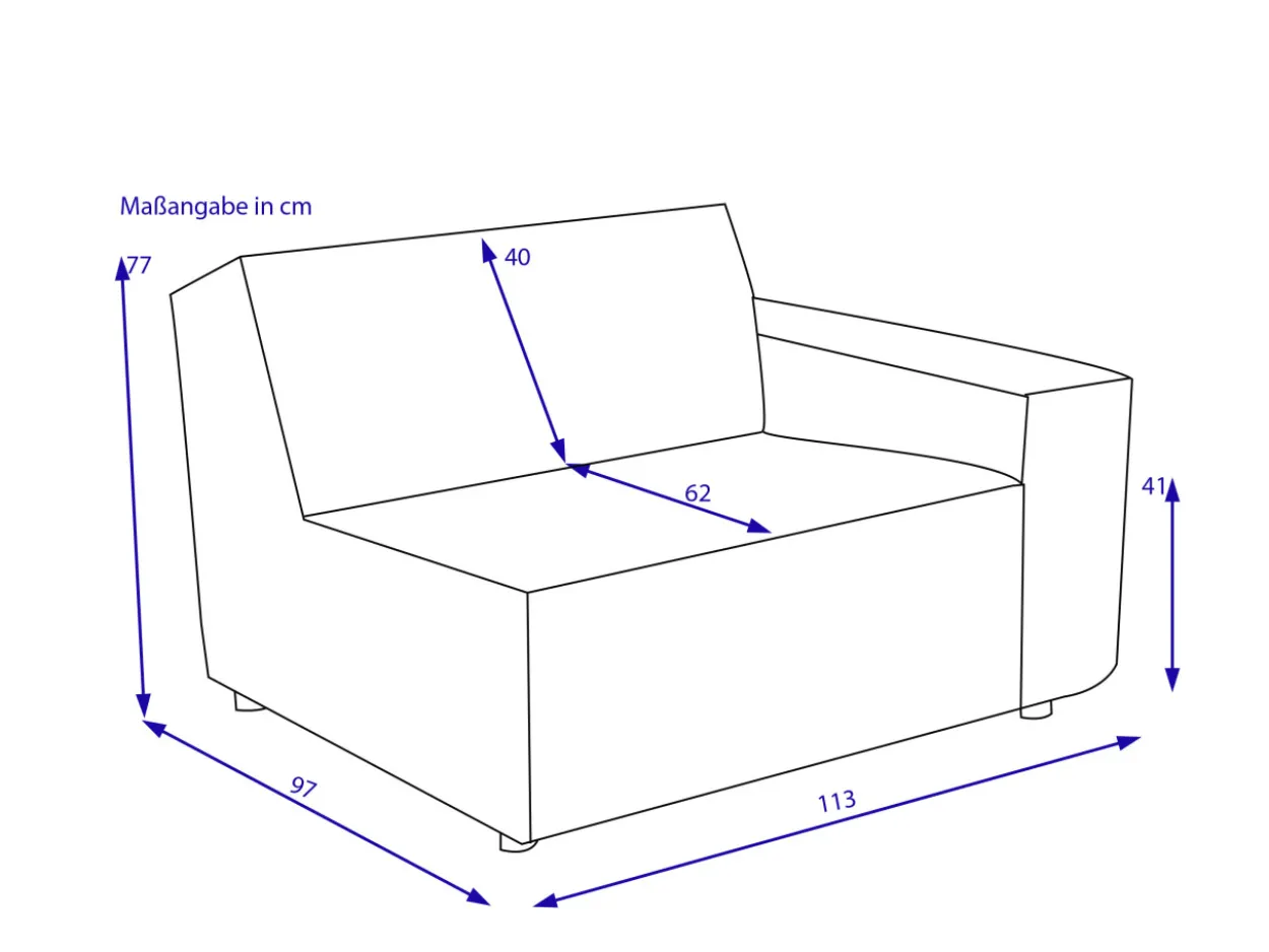 Sofaelement SANSIBAR WESTERLAND