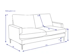 Sofa 3 Sitzer KALVIN