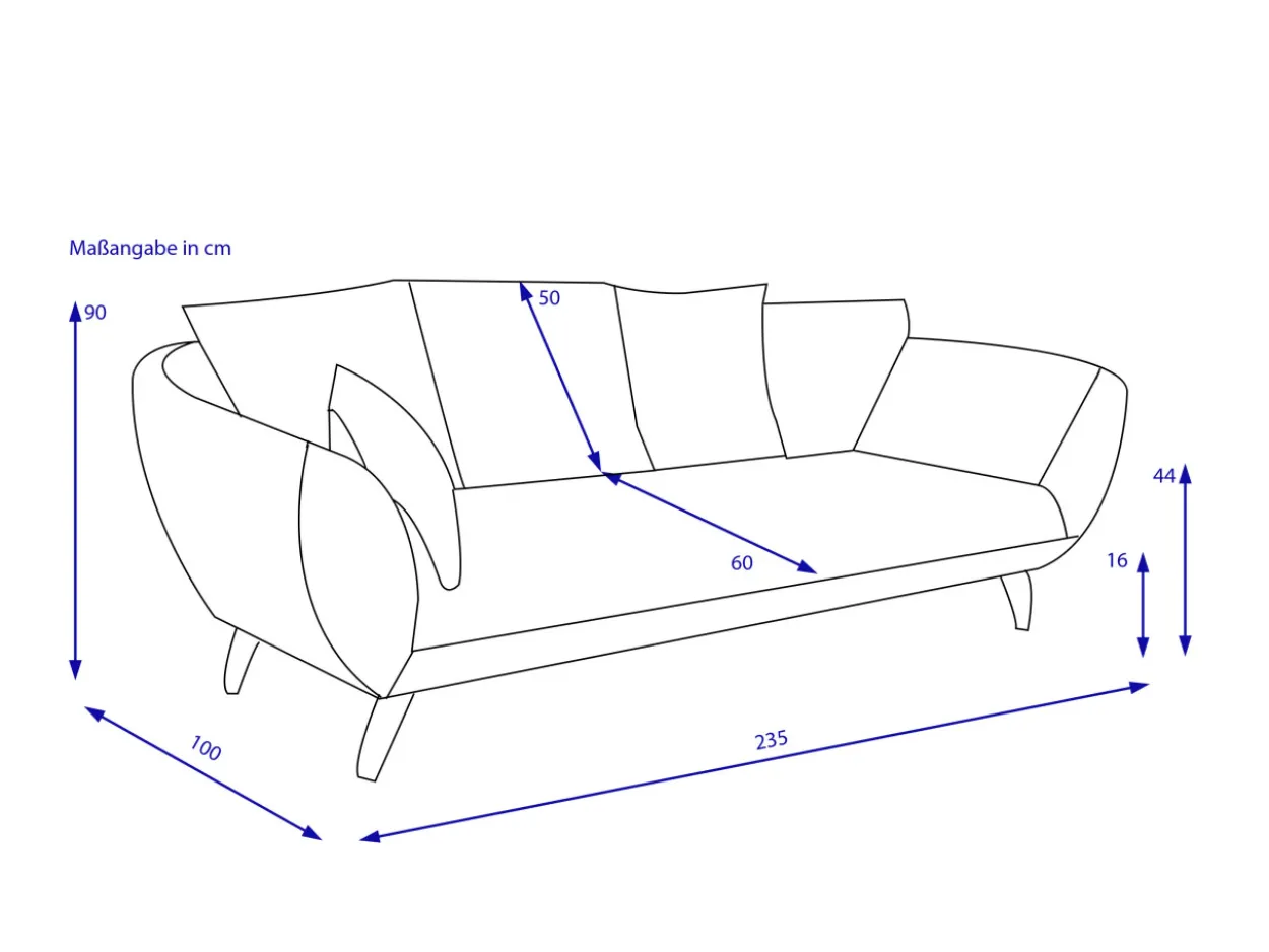 Sofa 3-Sitzer LIVIN PATRAS