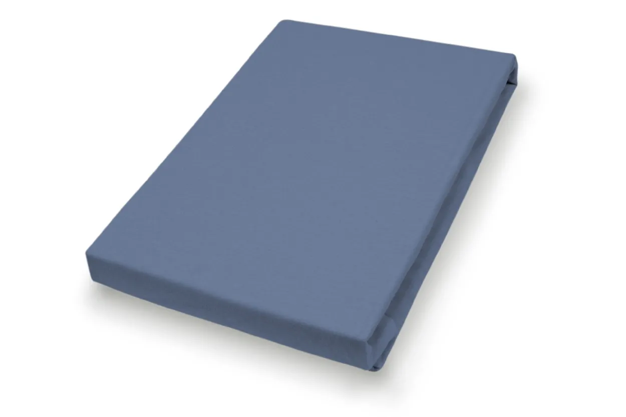 Spannbettlaken 190x200 blau