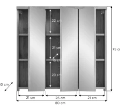 Spiegelschrank GRADO