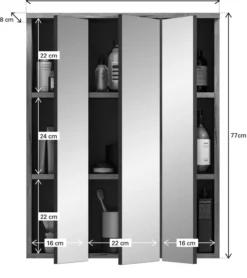 Spiegelschrank MASON