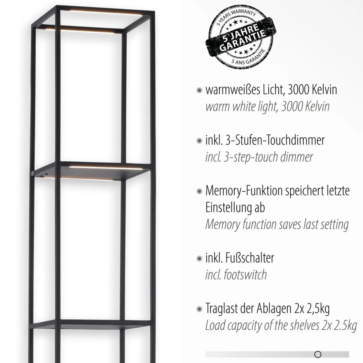 Stehleuchte CONTURA LED