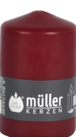 Stumpenkerze DARK RED