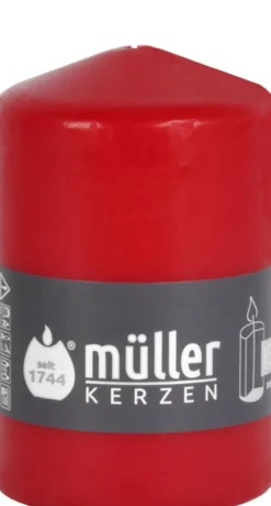 Stumpenkerze RED