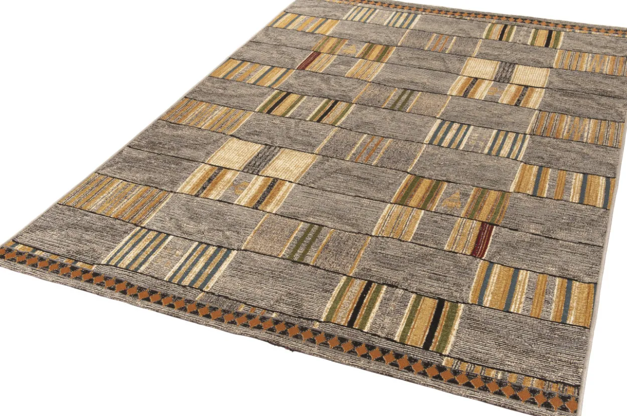 Teppich AURORA grau/multi