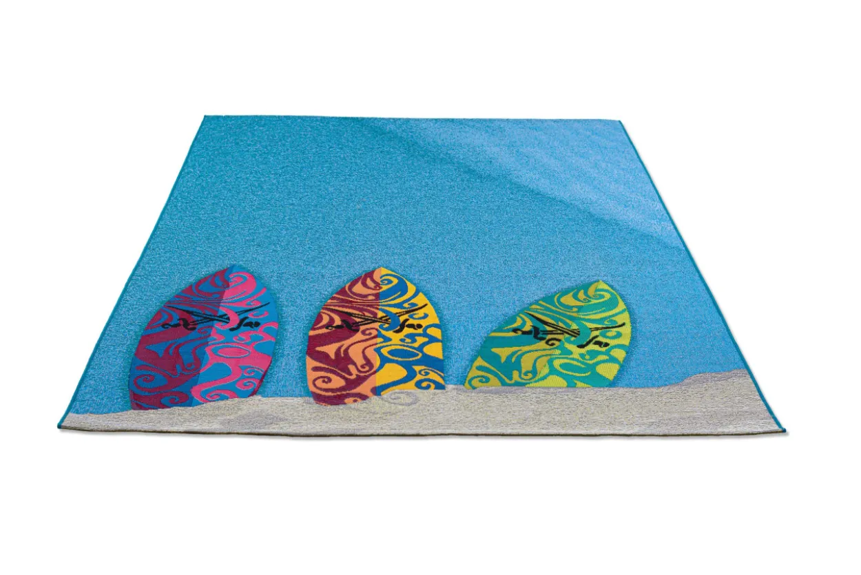 Teppich RANTUM BEACH blau
