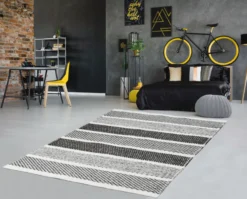 Teppich TRONDHEIM grau