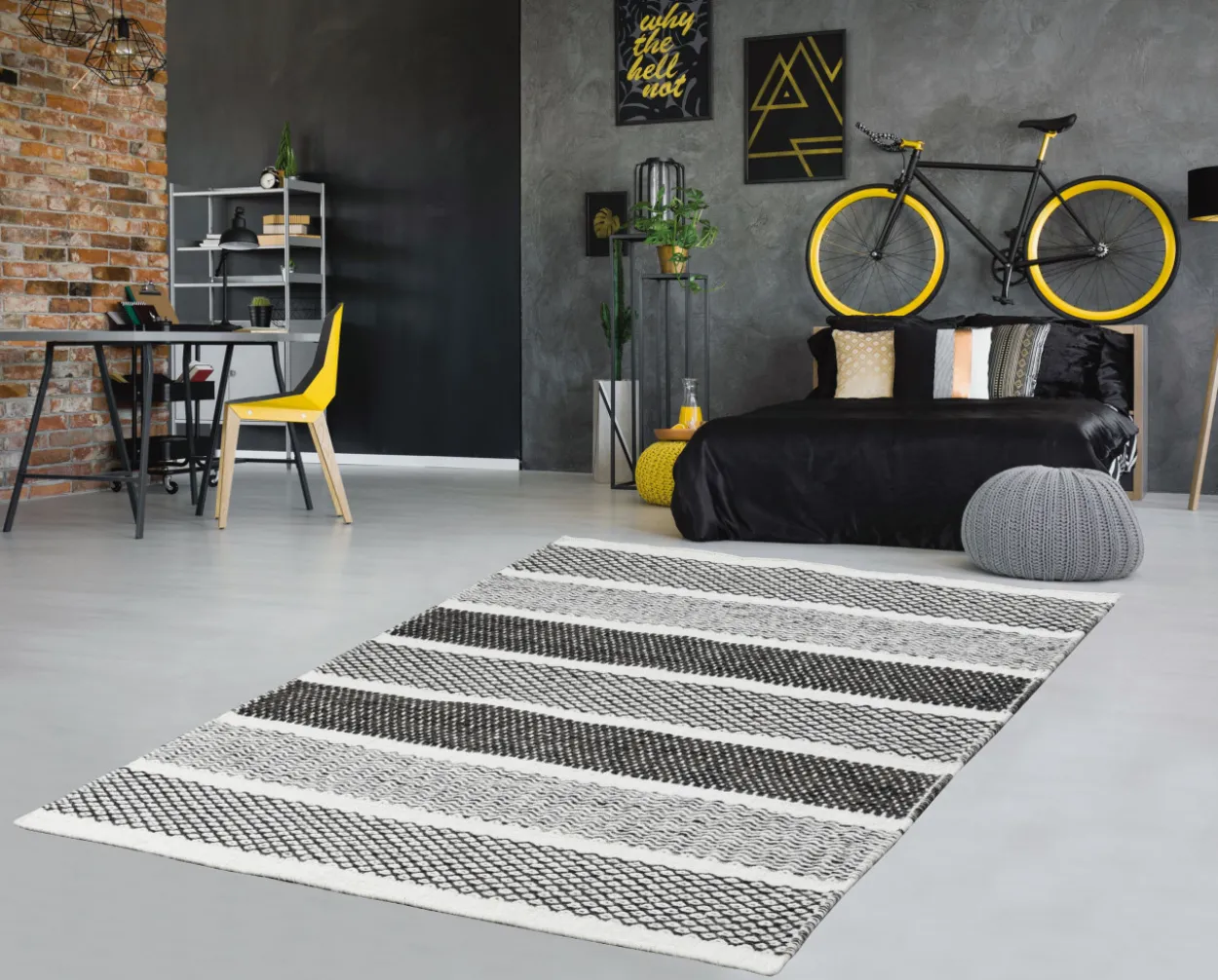 Teppich TRONDHEIM grau
